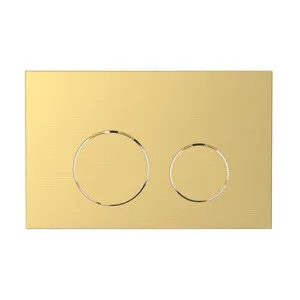 Toilet Flush Buttons | Made From ABS/Brushed Brass By ADP by ADP, a Toilets & Bidets for sale on Style Sourcebook