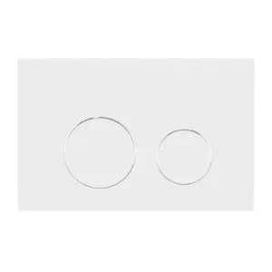 Toilet Flush Buttons | Made From ABS In Matte White By ADP by ADP, a Toilets & Bidets for sale on Style Sourcebook