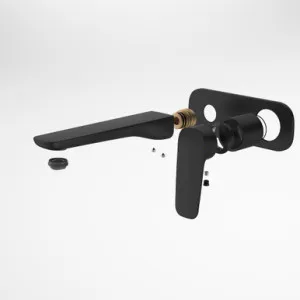 Contura II Wall Basin/Bath Mixer 180mm - Trim Kit | Made From Brass In Matte Black By Caroma by Caroma, a Bathroom Taps & Mixers for sale on Style Sourcebook