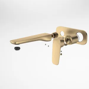 Contura II Wall Basin/Bath Mixer 180mm - Trim Kit - Brushed | Made From Brass/Brushed Brass By Caroma by Caroma, a Bathroom Taps & Mixers for sale on Style Sourcebook