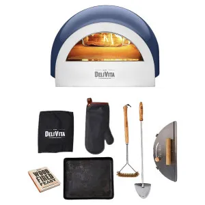DeliVita Wood Fired Oven & Accessories Bundle, Platinum Jubilee Blue by DeliVita, a Cookware for sale on Style Sourcebook