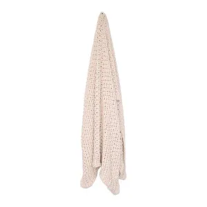 Huxley Throw Natural - 170cm x 130cm by James Lane, a Throws for sale on Style Sourcebook