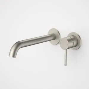 Liano II Wash Basin/Bath Mixer Round Cover Plates X2 210mm Lead Free | Made From Brass In Brushed Nickel By Caroma by Caroma, a Bathroom Taps & Mixers for sale on Style Sourcebook