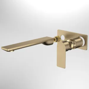 Urbane II Wash Basin/Bath Trim Kit Rectangle Cover Plate 220mm Brushed Lead Free | Made From Brass/Brushed Brass By Caroma by Caroma, a Bathroom Taps & Mixers for sale on Style Sourcebook