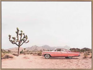 Desert Cadillac Canvas Art Print by Urban Road, a Prints for sale on Style Sourcebook