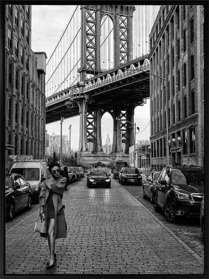 Manhattan Bridge Canvas Art Print by Urban Road, a Prints for sale on Style Sourcebook