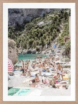 Marina Piccola Beach Framed Art Print by Urban Road, a Prints for sale on Style Sourcebook