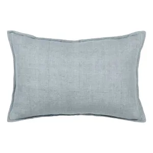 Dolce Feather Fill Cushion 55x35cm in Cloud Blue by OzDesignFurniture, a Cushions, Decorative Pillows for sale on Style Sourcebook