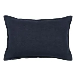 Dolce Feather Fill Cushion 55x35cm in Navy by OzDesignFurniture, a Cushions, Decorative Pillows for sale on Style Sourcebook