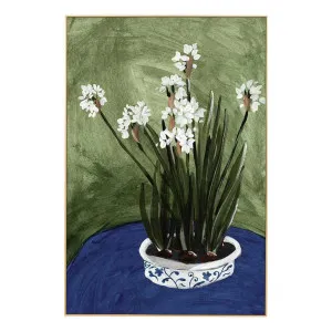 Petite Blooms Box Framed Canvas in 62 x 92cm by OzDesignFurniture, a Painted Canvases for sale on Style Sourcebook