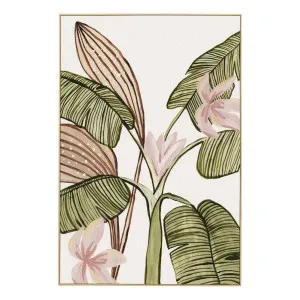 Tropical Blooms 1 Box Framed Canvas in 42 x 62cm by OzDesignFurniture, a Painted Canvases for sale on Style Sourcebook