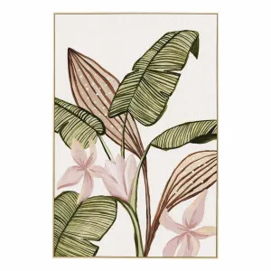 Tropical Blooms 2 Box Framed Canvas in 42 x 62cm by OzDesignFurniture, a Painted Canvases for sale on Style Sourcebook