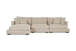 Long Beach 3pc Left Chaise Sofa, Sienna Natural, by Lounge Lovers by Lounge Lovers, a Sofas for sale on Style Sourcebook