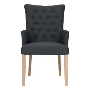 Xavier Carver Dining Chair in Grey / Clear Lacquer by OzDesignFurniture, a Dining Chairs for sale on Style Sourcebook