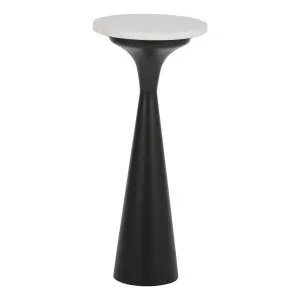 Aperitivo Side Table 58cm in Black/White by OzDesignFurniture, a Side Table for sale on Style Sourcebook