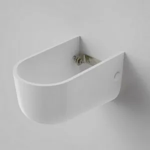 Opal Sole Wall Basin Shroud 203mm X 190mm | Made From Vitreous China In White By Caroma by Caroma, a Basins for sale on Style Sourcebook