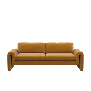 Kole Sofa - Mustard Velvet by Urban Road, a Sofas for sale on Style Sourcebook