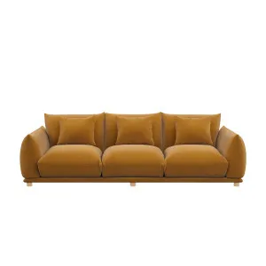 Alden Sofa - Mustard Velvet by Urban Road, a Sofas for sale on Style Sourcebook