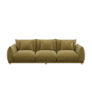 Alden Sofa - Olive Grove Mottled Velvet by Urban Road, a Sofas for sale on Style Sourcebook