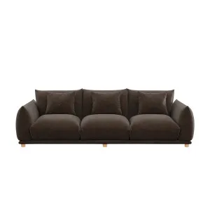 Alden Sofa - Bison Brown Mottled Velvet by Urban Road, a Sofas for sale on Style Sourcebook