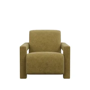 Blaise Armchair - Olive Grove Mottled Velvet by Urban Road, a Chairs for sale on Style Sourcebook