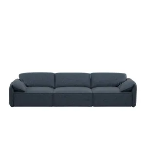 Layla 3 Seater Sofa - Deep Marine Weave by Urban Road, a Sofas for sale on Style Sourcebook