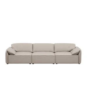 Layla 3 Seater Sofa - Oatmeal Weave by Urban Road, a Sofas for sale on Style Sourcebook