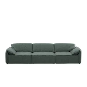 Layla 3 Seater Sofa - Silver Pine Mottled Velvet by Urban Road, a Sofas for sale on Style Sourcebook