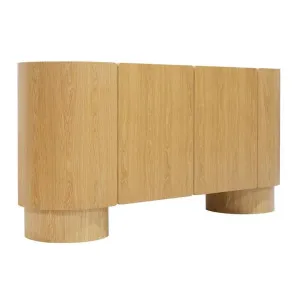 Arnar 1.7m Sideboard Unit - Natural Oak by Interior Secrets - AfterPay Available by Interior Secrets, a Sideboards, Buffets & Trolleys for sale on Style Sourcebook