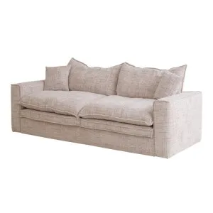 Bucha 2 Seater Fabric Sofa - Cream by Interior Secrets - AfterPay Available by Interior Secrets, a Sofas for sale on Style Sourcebook