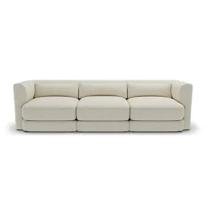 Santa Monica Modular Armless Sofa Ovis Ecru White - 3 Seater by James Lane, a Sofas for sale on Style Sourcebook