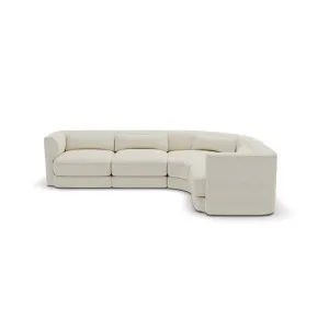 Santa Monica Modular Corner Sofa Ovis Ecru White - 4 Seater by James Lane, a Sofas for sale on Style Sourcebook