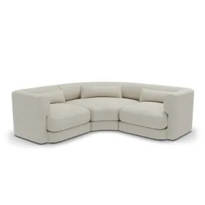 Santa Monica Modular Corner Sofa Boucle Pumice - 3 Seater by James Lane, a Sofas for sale on Style Sourcebook