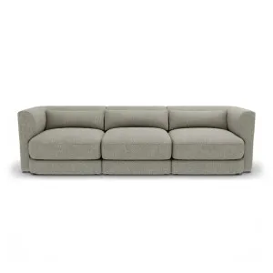 Santa Monica Modular Armless Sofa Boucle Granite - 3 Seater by James Lane, a Sofas for sale on Style Sourcebook