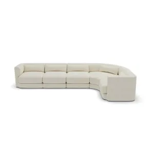 Santa Monica Modular Corner Sofa Ovis Ecru White - 5 Seater by James Lane, a Sofas for sale on Style Sourcebook