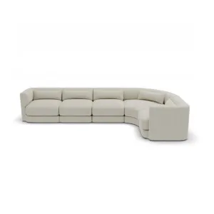 Santa Monica Modular Corner Sofa Boucle Pumice - 5 Seater by James Lane, a Sofas for sale on Style Sourcebook