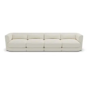 Santa Monica Modular Sofa Boucle Ecru White - 4 Seater by James Lane, a Sofas for sale on Style Sourcebook