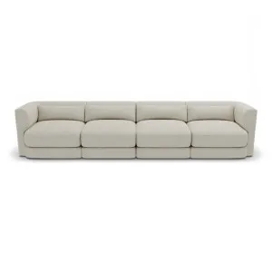 Santa Monica Modular Sofa Boucle Pumice - 4 Seater by James Lane, a Sofas for sale on Style Sourcebook