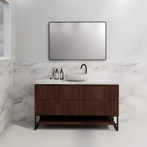 Riva Bali Brown Oak 1500mm Single Bowl Floor Standing Vanity by Riva, a Vanities for sale on Style Sourcebook