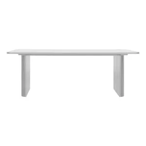 Gabino Dining Table 242 x 120cm in White by OzDesignFurniture, a Dining Tables for sale on Style Sourcebook