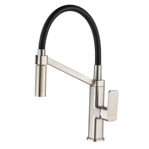 Sigma Sink Mixer With Detachable Hose Lf | Made From Brass In Brushed Nickel By Raymor by Raymor, a Kitchen Taps & Mixers for sale on Style Sourcebook