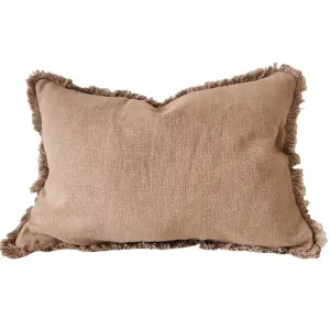 Champêtre Heavy Weight French Linen Cushion 40x60cm Lumbar - Clay by Macey & Moore, a Cushions, Decorative Pillows for sale on Style Sourcebook