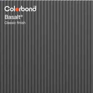 Basalt® (Classic Finish - Corrugated Profile) by COLORBOND® steel, a Steel Roofing for sale on Style Sourcebook