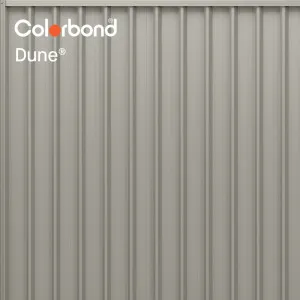 Dune® (Classic Finish - Fencing Range) by COLORBOND® steel, a Steel Fencing for sale on Style Sourcebook