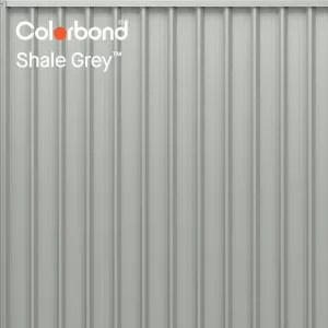 Shale Grey™ (Classic Finish - Fencing Range) by COLORBOND® steel, a Steel Fencing for sale on Style Sourcebook