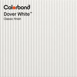 Dover White™ (Classic Finish - Corrugated Profile) by COLORBOND® steel, a Steel Roofing for sale on Style Sourcebook