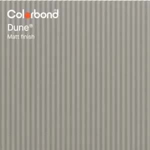 Dune® (Matt Finish - Corrugated Profile) by COLORBOND® steel, a Steel Roofing for sale on Style Sourcebook