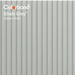 Shale Grey™ (Classic Finish - Standing Seam Profile) by COLORBOND® steel, a Steel Cladding for sale on Style Sourcebook