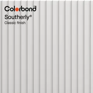 Southerly® (Classic Finish - Standing Seam Profile) by COLORBOND® steel, a Steel Cladding for sale on Style Sourcebook