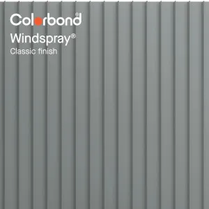 Windspray® (Classic Finish - Standing Seam Profile) by COLORBOND® steel, a Steel Cladding for sale on Style Sourcebook